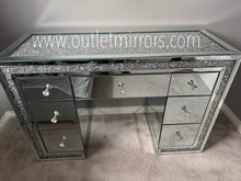 Load image into Gallery viewer, Monica Best selling 7 draw diamond crush dressing Table in Stock
