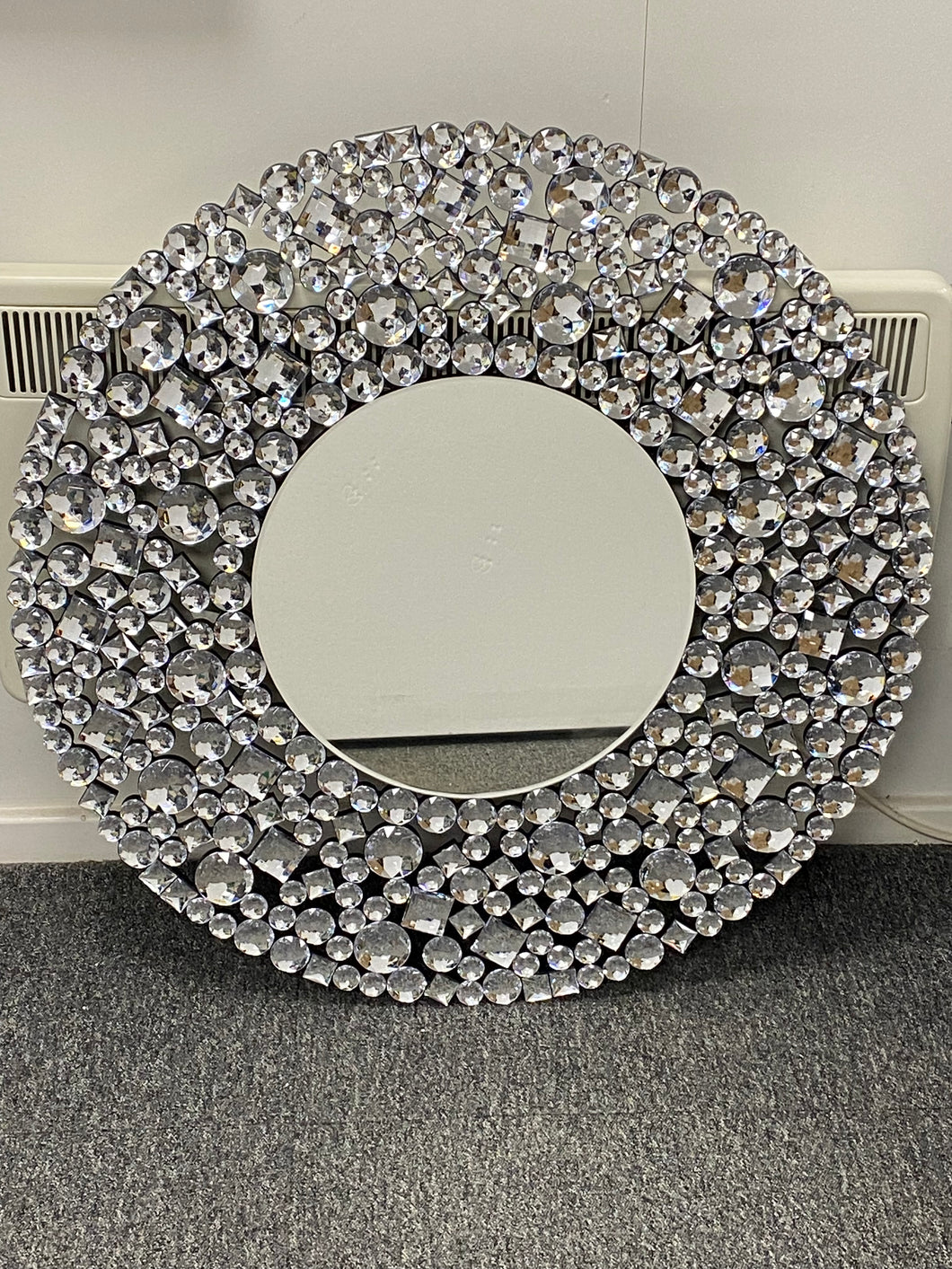 Jewel Round Wall Mirror 80cm x 80cm in stock