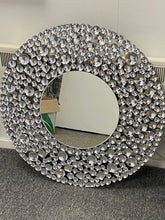 Load image into Gallery viewer, Jewel Round Wall Mirror 80cm x 80cm in stock
