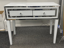 Load image into Gallery viewer, Atlanta White &amp; Silver 2 draw Dressing Table in stock
