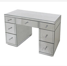 Load image into Gallery viewer, 7 draw Classic Venetian Mirrored dressing Table
