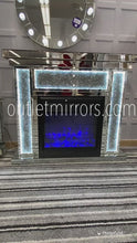 Load and play video in Gallery viewer, Diamond Crush Led Fire Surround with multi colour Fire
